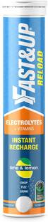 FAST&UP Reload (Electrolytes) for Energy & Hydration Sports Drink, Lime&Lemon, 20 Tablets Hydration Drink