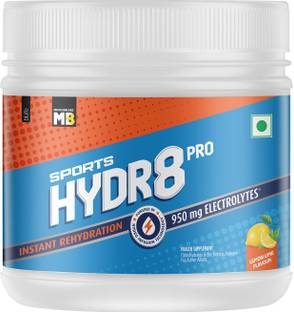 MUSCLEBLAZE Sports Hydr8 PRO, 950 mg Electrolytes, for Instant Rehydration & Energy Hydration Drink