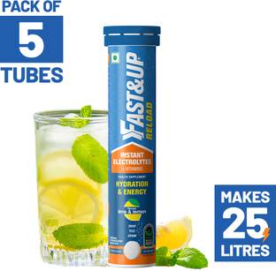 FAST&UP Electrolytes For Hydration With Instant Energy Formula-Effervescent Tablets Hydration Drink