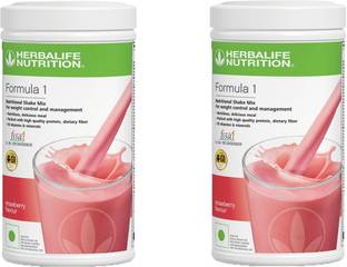 HERBALIFE HL_Formula 1 nutritional shake mix Strawberry (Pack of 2) Nutrition Drink