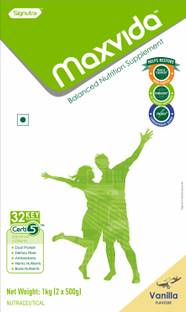 Maxvida Balanced Nutrition Supplement for Adults - 1000g BIB (Vanilla)
