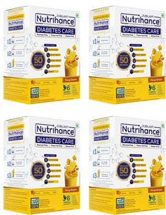 JUBILANT Nutrihance Nutrihance Diabetes Care Manage Blood Sugar Level ,Nutrition Drink -350 g x 4 Nutrition Drink