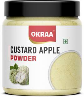 OKRAA Custard Apple Fruit Powder /Custard Apple Spray Dried (Shitaphal) - 100 GM Energy Drink