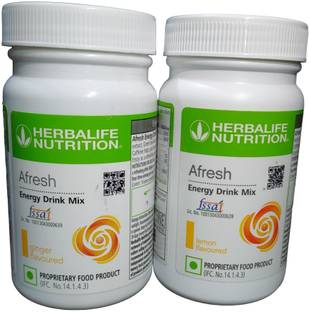 HERBALIFE Afesh pack of Ginger and Lemon Energy Drink