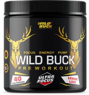 WILD BUCK Ultra Focus Pre -Workout With Creatine, Arginine for Explosive Pump & Intense Energy Drink