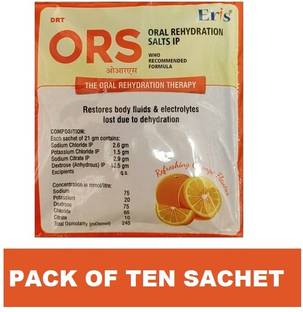 Drt WHO FORMULATION ORS POWDER (10*21G) Hydration Drink