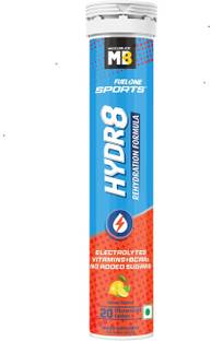 MUSCLEBLAZE One Sports Hydr8, Rehydration Formula with Vitamins & BCAAs, 20 Tablets Hydration Drink