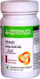 Herbalife Nutrition Afresh Energy Drink Mix - Cinnamon Flavor With Green Tea Extracts Energy Drink