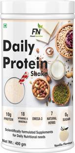 Floral Nutrition Daily Protein Shake with Herbal Blend, Omega-3, 18 Vitamins-For Energy, Immunity Nutrition Drink