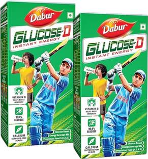 Dabur Glucose D Instant Energy Drink - 1kg x2 Regular (Carton Powder)| Boosts Immunity Energy Drink