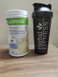 HERBALIFE Formula 1 Nutritional Shake Kulfi With 700 Ml Gym Shaker cup Energy Drink