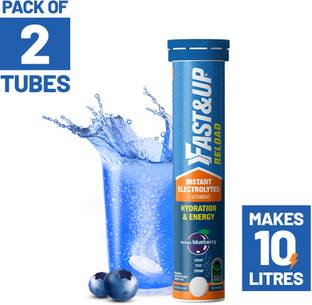 FAST&UP Reload Electrolytes with Instant Energy Formula-Energy Drink Effervescent Tabs Hydration Drink