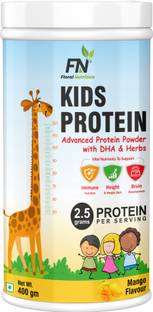 Floral Nutrition Kids Protein Powder with DHA,Vitamin-D for Growth,Immunity, Active & Strong Kid Protein Shake