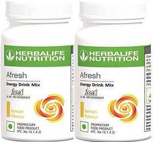 HERBALIFE Afresh Energy Drink LEMON-2 Flavour COMBO Energy Drink