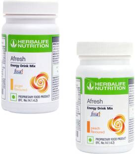 HERBALIFE Afresh Energy Drink Mix - Ginger Flavor & Peach Flavor For Weight Loss Energy Drink