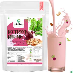 Prifo Beetroot Milk Mix Powder Pack 1 Nutrition Drink