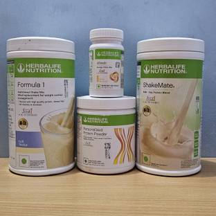 HERBALIFE FORMULA 1 KULFI SHAKE, PPP200GM,ENERGY DRINK GINGER WITH SHAKEMATE 500GM Nutrition Drink