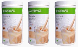 HERBALIFE Formula 1 Nutritional Mix - Vanilla Flavor Combo Pack Of 3 For Weight Management Nutrition Drink