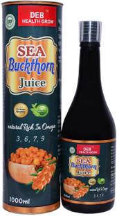 DEB HEALTH GROW SEA BUCKTHORN JUICE PREMIUM QUALITY NATURAL RICH IN OMEGA 3.6.7.9 Energy Drink