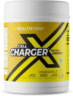 HEALTHFARM Cell Charger Instant Energy Drink Powder, with BCAAs and Glutamine Sports Drink