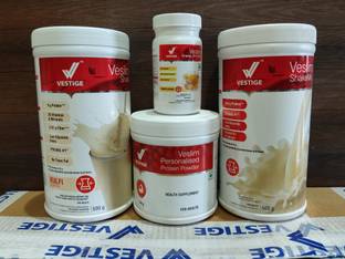 Vestige WEIGHT LOSS COMBO SHAKEMIX KULFI SHAKE AFRESH LEMON PROTEIN POWDER 200GM