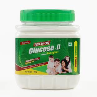 ROCK ON Glucose D Powder Instant Energy & Hydration With Vitamin D Energy Drink