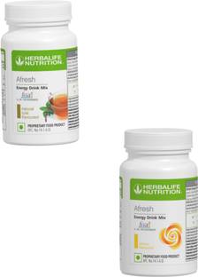 HERBALIFE Afresh Energy Drink Mix Combo Tulsi & Lemon* Energy Drink