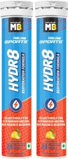 MUSCLEBLAZE Fuel One Sports Hydr8, Rehydration Formula with Vitamins & BCAAs, 40 Tablets Hydration Drink