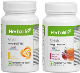 HERBALIFE COMBO NEW LEMON KASHMIRI AFRESH Energy Drink