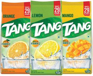 TANG ORANGE, LEMON & MANGO POWDER REFRESHING & TASTY INSTANT MIX Energy Drink