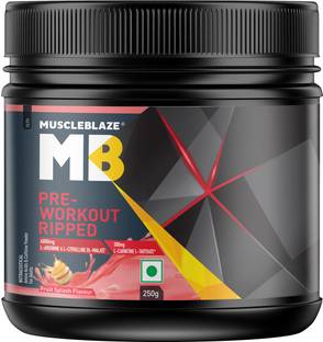 MUSCLEBLAZE Pre-Workout Ripped, Fruit Splash Energy Drink