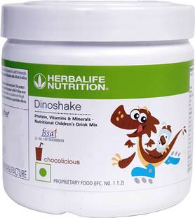 HERBALIFE Dinoshake Kids Nutrition Drink Mix -Chocolate Flavor Plant-Based Protein (200 g) Nutrition Drink