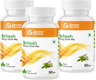 DOCTORFIT Befresh Tulsi Energy Drink for Weight Loss and Refreshing Green Tea Extract Energy Drink