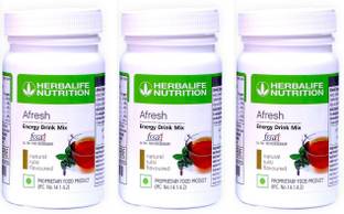 HERBALIFE Afresh Energy Drink Mix - Tulsi Flavor Combo Pack Of 3 Energy Drink