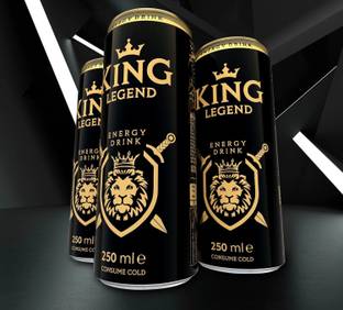 KING LEGEND Sports Pack of 3 Energy Drink