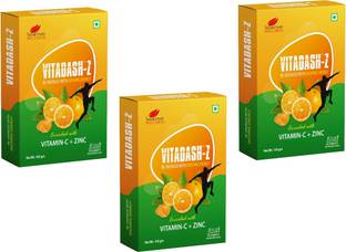 Vitadash Z Powder 105 g (Pack of 3) | Energy Boost Powder | Immediate Power Energy Drink