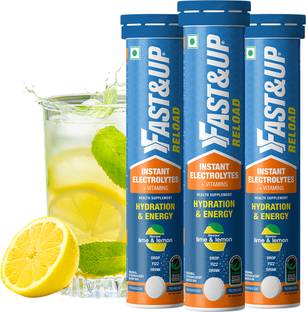 FAST&UP Reload Electrolytes For Hydration With Instant Energy Formula-Effervescent Tablets Hydration Drink