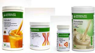 HERBALIFE Formula1 MANGO SHAKE + Protein 200 Gram + Afresh PEACH + SHAKEMATE Nutrition Drink
