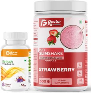 DOCTORFIT Befresh Energy Drink Mix+Formula 1 for weight Loss & Management, Protein Shake + Energy Drink