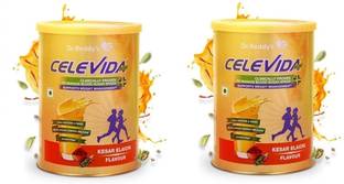 CELEVIDA Dr. Reddy's Nutrition Health Drink ,Kesar Elaichi Flavour ,400g x Pack of 2 Nutrition Drink