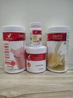 Vestige F1 ROSE KHEER SHAKE -PROTEIN POWDER200GM-AFRESH ENERGY DRINK LEMON-SHAKEMATE Nutrition Drink