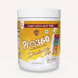 PRO360 Diabetic Protein Powder Nutrition Health Drink For Diabetes Care - No Added Sugar Energy Drink