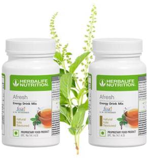 HERBALIFE Nutrition Afresh-Herbalifee Nutrition Energizing Drink tulsi afresh Energy Drink