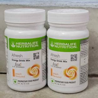 Herbalife Nutrition ENERGY DRINK PEACH 100GM AFRESH Nutrition Drink