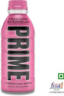 Prime Strawberry Watermelon No added sugar Hydration Drink