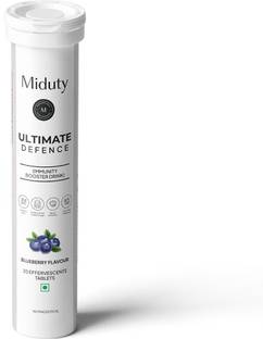 Miduty Ultimate Defence-Immunity Booster - Vit C-Zinc -Elderberry Extract Energy Drink