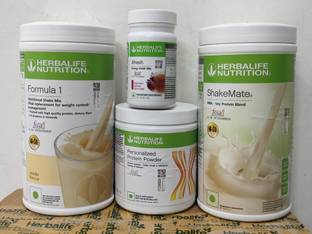 Herbalife Nutrition WEIGHT LOSS F1 VANILLA SHAKE SHAKEMAT PROTEIN POWDER 200GM AFREAH KASHMIRI KHAWA Nutrition Drink