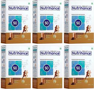 JUBILANT Nutrihance Complete Nutritional Drink Balanced with 50 Vital Nutrients ,400gm x Pack of 6 Nutrition Drink