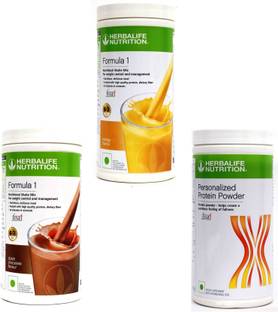 HERBALIFE FORMULA1 CHOCOLATE WITH FORMULA1 MANGO WITH PROTIEN POWDER 400G Nutrition Drink