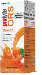 Cipla Prolyte ORS Ready to Drink Oral Rehydration Contains Electrolytes | WHO Formula Energy Drink